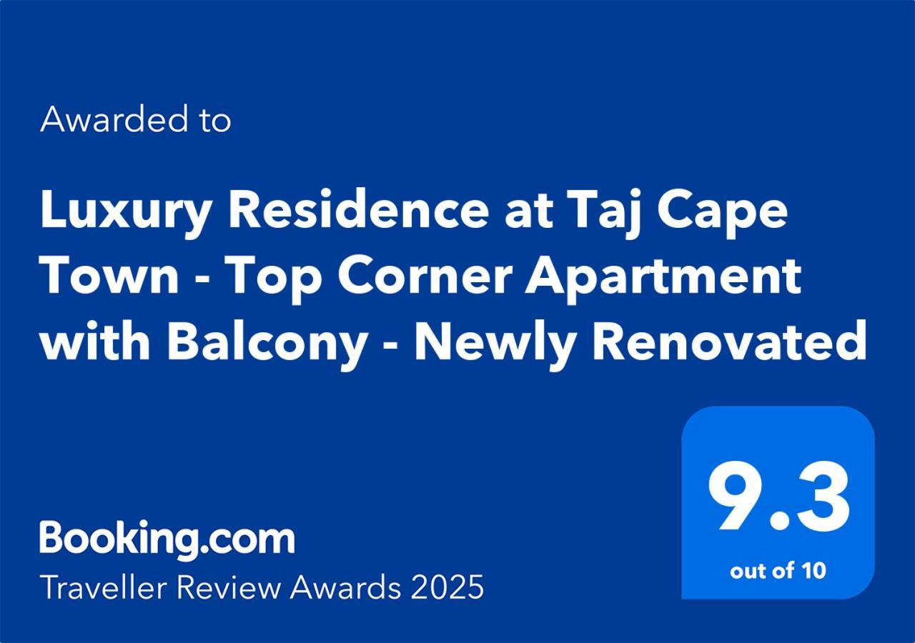 Luxury Residence At Taj Cape Town - Top Corner Apartment With Balcony - Newly Renovated Exterior photo